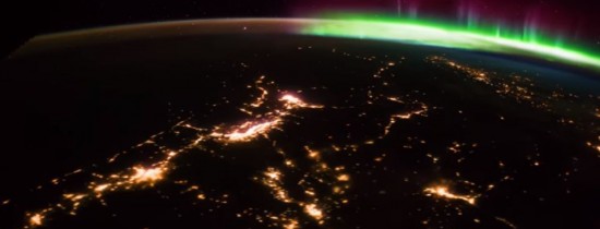 O frumoasă auroră boreală, filmată din cosmos. Imagini spectaculoase O frumoasă auroră boreală, filmată din cosmos. Imagini spectaculoase