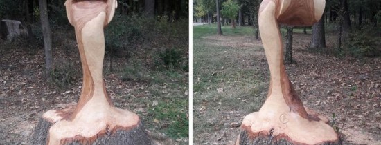 Un român transformă buştenii putreziţi în opere de artă. Sculpturile sale au stârnit admiraţia oamenilor din întreaga lume Un român transformă buştenii putreziţi în opere de artă. Sculpturile sale au stârnit admiraţia oamenilor din întreaga lume