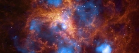 Un număr uriaş de stele cu o masă de 200 de ori mai mare decât cea a Soarelui a fost descoperit într-o galaxie vecină Un număr uriaş de stele cu o masă de 200 de ori mai mare decât cea a Soarelui a fost descoperit într-o galaxie vecină