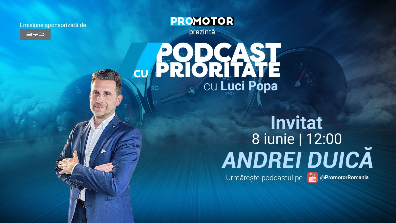 Podcast cu Prioritate, episodul #102, ProMotor: Andrei Duică discută despre evoluția BYD în România